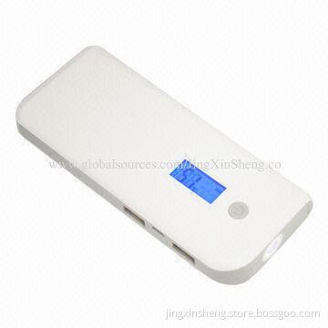 10,400mAh Dual-USB Power Bank for iPad with LED Display